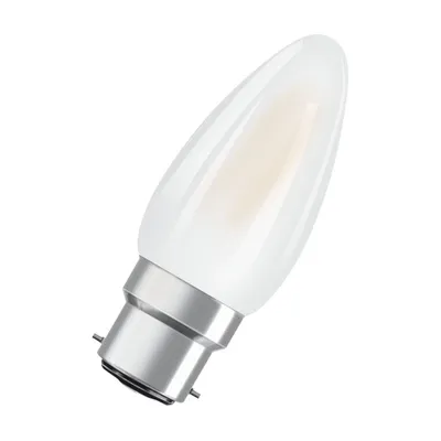 Immagine prodotto di Osram LED Filament Star Retrofit Classic B candela 4W = 40W B22d opaco 470lm bianco caldo 2700K