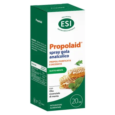 Alkoholfreies Rachenspray mit Propolis & Pfefferminzöl. Für ein frisches Mund- und Rachengefühl. Glu