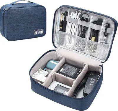 Produktbild von Wasserdichte Kabel-Organizer-Tas für Reisen - Ideal für Elektronik-Accessoires