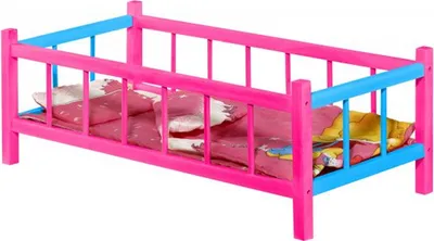 Produktbild von Großes Kinderbett in Farbe mit Bettzeug 01608