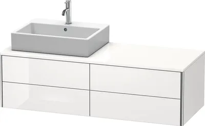 Produktbild von Duravit Waschtischunterschrank XSquare 140x54,8x40cm, 4 La, wd, B li, we hgl