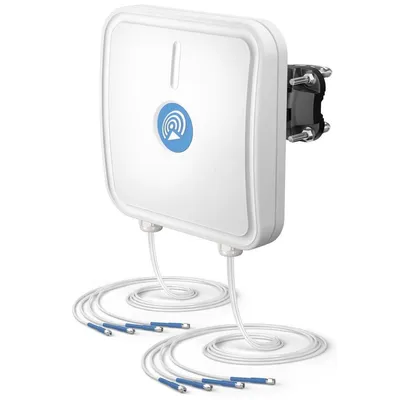 Obrázok produktu pre Trojpásmová panelová anténa Wi-Fi 6E, 7 dBi, 120°, s 8xRPSMA, IP67
