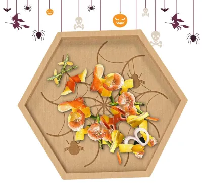 Productafbeelding van Houten Halloween Kaasplank voor Feestelijkheden