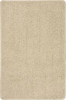 Produktbild von The Living Store Shaggy-Teppich Creme 200x290 cm Rutschfest