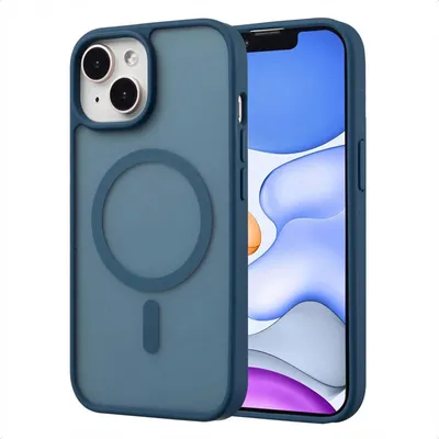 Zdjęcie produktu dla imoshion Color Guard Backcover z MagSafe dla Apple iPhone 15 - ciemnoniebieski