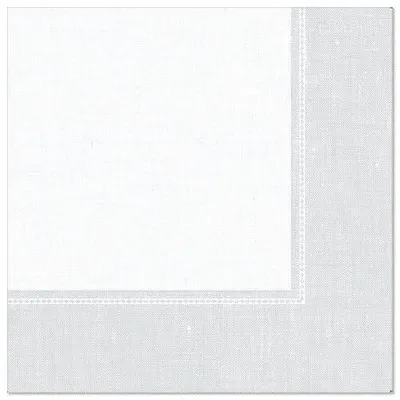 Produktbild von Papstar Servietten, weiß, "ROYAL Collection", 1/4-Falz, 40 x 40 cm, "Linum" 5 x 50 Stück