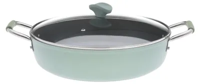 Produktbild von -freie Schmorpfanne Ø 32 cm mit Deckel - Primecook - Gas und Induktion - sichere und strapazierfähige Ecoshield Antihaftbeschichtung - Vorteilset
