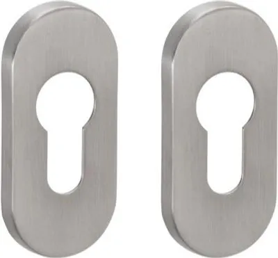 Zdjęcie produktu dla Assa Abloy rozeta owalna do cylindra (WB), stal nierdzewna INOX (AHW66000PZ)