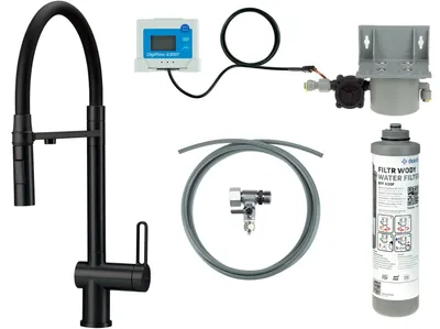 Productafbeelding van Keukenmengkraan met waterfilterset, flexibele uitloop