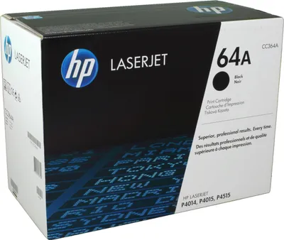 Produktbild von HP 64A Schwarz Original LaserJet Tonerkartusche, 10000 Seiten, Schwarz, 1 Stück(e)