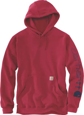 Produktbild von Carhartt Herren Loose Fit Midweight Logo Sleeve Graphic Sweatshirt, Industry Red