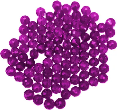 Obrázek produktu pro Glasperlen - Typ 'Facettiert' - 100 Stück - 8 mm - Pink dunkel