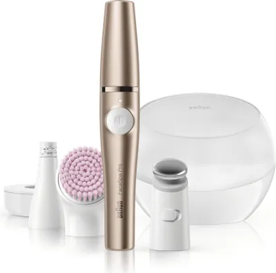 Produktbild von Braun FaceSpa Pro 921, Bronze, Weiß, 10 Pinzette, Kinn, Stirn, Oberlippe, 1 h