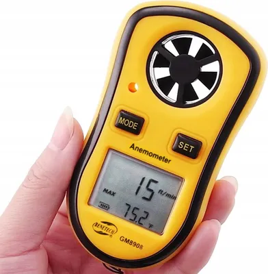 Obrázok produktu pre Anemometer Merač Vetra Merač Teploty Vetra Merač Rýchlosti Vzduchu