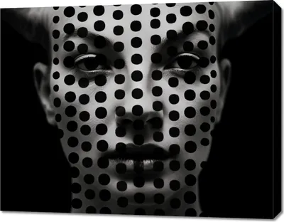 Produktbild von Bild 90x70cm Durchbohrender Blick