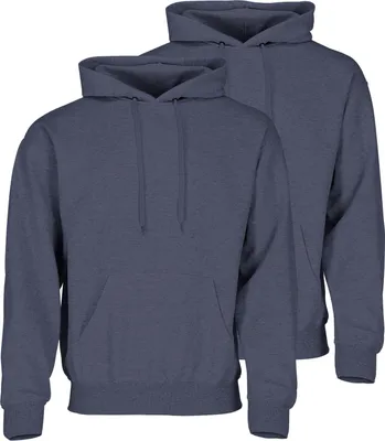 Produktbild von Fruit of the Loom Classic Kapuzen-Sweat Farbe: vintage navy meliert Größe: 2XL