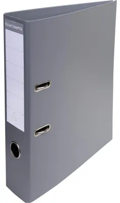Produktbild von Exacompta 10x Ordner Prem'Touch PVC Rücken 70mm A4 Maxi Dunkelgrau 53754E