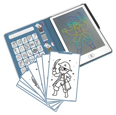 Image de Kidywolf Kidydraw, livre de coloriage avec surcouverture, bleu, Image générée par une IA