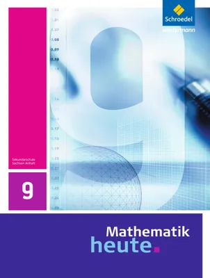 Produktbild von Mathematik heute 9. Schulbuch. Realschule. Sachsen-Anhalt