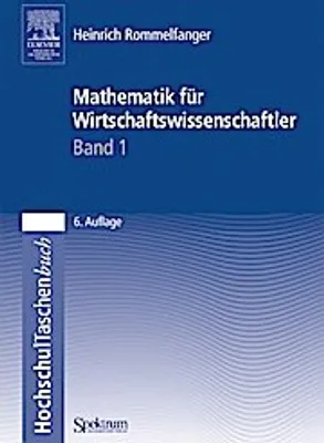 Obrázek produktu pro Mathematik für Wirtschaftswissenschaftler I