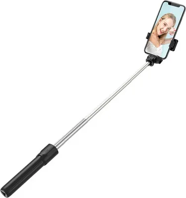 Obrázok produktu pre MG Telescopic Bluetooth selfie tyč 0.7m, čierna