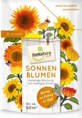 Produktbild von Sonnenblumen (300 g) | Insektenwiese von ReNatura [MHD 12/2025]
