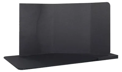 Image de Pochette 15 x 21 x 0,3 cm, noire, avec rabat et poche intérieure - lot de 10