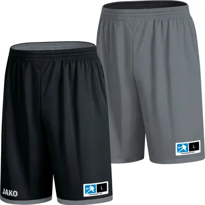 Image de Jako Basketball Short réversible Change 2.0 Basketball short hommes noir gris Gr. XL