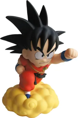 Produktbild von Dragon Ball Chibi Spardose Son Goku auf Überschallwolke 22 cm