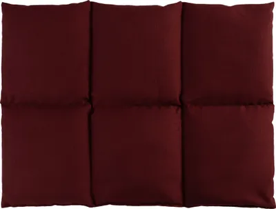 Produktbild von Giraffenland Kirschkernkissen groß 40x30cm 6-Kammer - weinrot - z.B. Rücken - Bauch - Wärmekissen Körnerkissen für Mikrowelle und Backofen - Kirschkern Kissen 30x40 weinrot