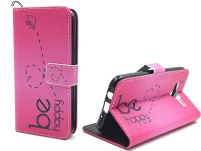Produktbild von Handyhülle Tasche für Handy Samsung Galaxy J5 Be Happy Pink