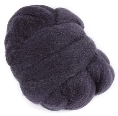 Image de Fibre de laine moelleuse, 55 g - Tissu de laine de qualité - 8 couleurs - Idéal pour les travaux manuels et la décoration