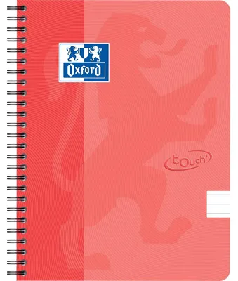Produktbild von Oxford - Spiralblock Touch A5 Linie 70 Blatt orange