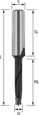 Produktbild von ENT Dübelbohrer HW ø 5 mm