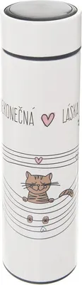 Image de ORION Thermos NEKONEČNÁ LÁSKA cat 0,4 l, acier inoxydable