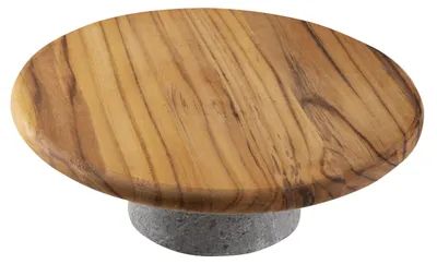 Kuchenständer Ø 32 x 13 cm, Teakholz, FSC-zertifiziert