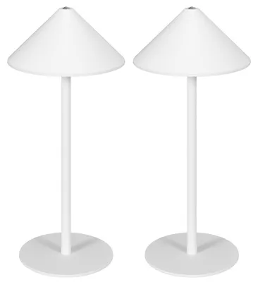 Obrázok produktu pre LED stolná lampa s dotykovým spínačom a USB káblom | Farba: biela | Rozmery: 15x15x31,5 cm