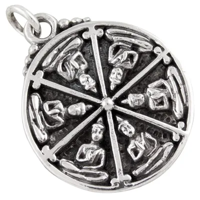 Produktbild von AFP Anhänger Buddha Buddhismus 925 Sterling Silber AS-357