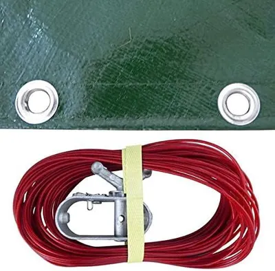 Produktbild von Winterabdeckplane 180 g/m², oval 10,00 x 5,00 m