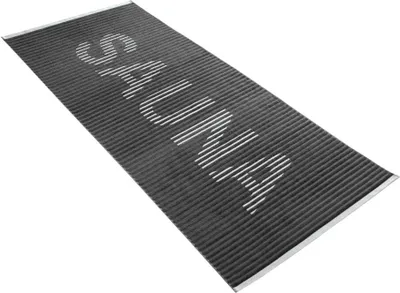 Produktbild von Vossen Saunatuch CAMDEN Farbe graphit Größe 80x200 cm