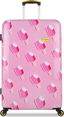 Produktbild von BHPPY Koffer XL, Hartschalen koffer 76x49x29 cm, Reisekoffer Groß, Koffer mit Zahlenschloss, Reisekoffer mit Rollen, Farbe Rosa