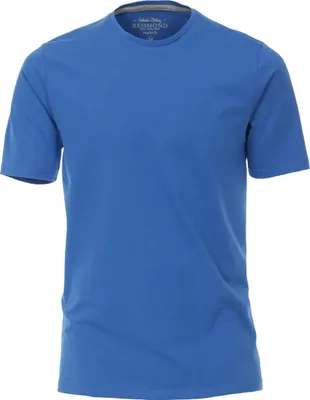 Produktbild von REDMOND Casual Herren T-Shirt Rundhals Regular-Fit Jersey Royalblau 6XL