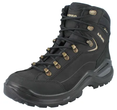 Produktbild von LOWA Renegade EVO GTX Damen Wanderstiefel schwarz champagne Nubukleder - Größe: UK 5