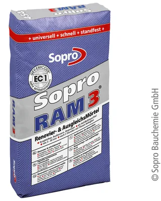 Imagen del producto de Sopro RAM3 Renovierungsmörtel Ausgleichsmörtel 25kg