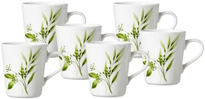 Kaffeebecher-Set Evora, 6-teilig, Porzellan, 300 ml