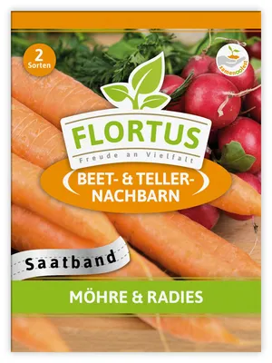Artikelbild 1 von 'Möhre & Radies (Saatband)' aus der Kategorie Saatbänder & Saatplatten