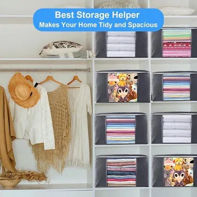Produktbild von Wäscheregale 6-teilig, Unterwäsche-Organizer, Schuhbeutel