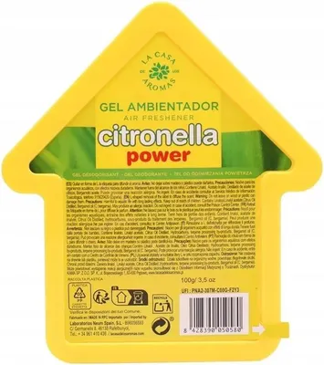 Image de Gel désodorisant à la citronnelle 100g