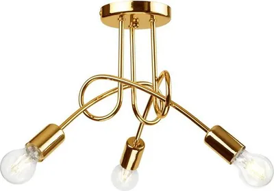 Produktbild von Deckenleuchte CAMILLA gold E27 L:36cm H:30cm dimmbar