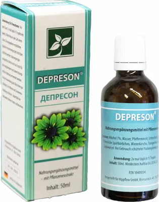 Produktbild von Depreson 50ml Nahrungsergänzungsmittel mit Pflanzenextrakt
